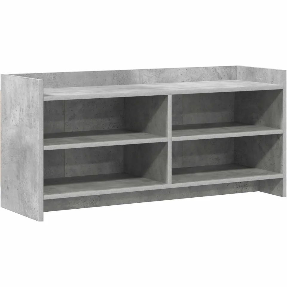 vidaXL TV-kast 100 x 33 x 47 cm Betongrijs Bewerkt hout grijs, foto 3