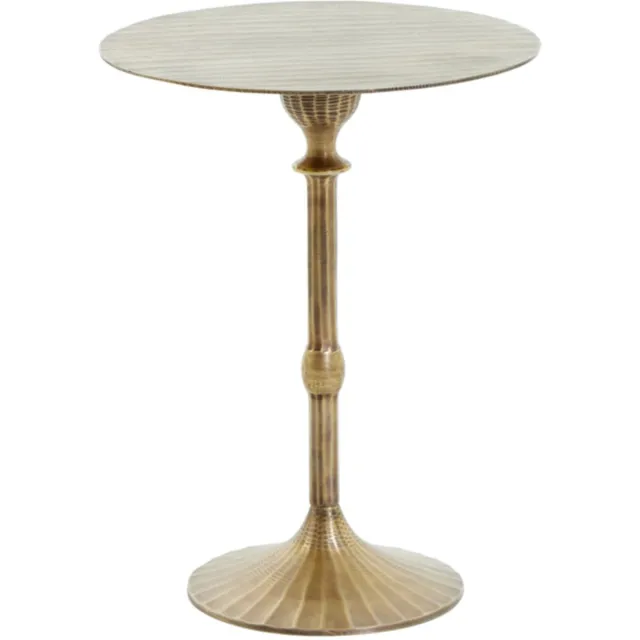 Light & Living Bijzettafel JANNA - Ø40x50cm - Brons