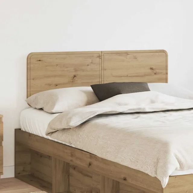 vidaXL Hoofdbord Artisan Eiken Bewerkt hout Bruin