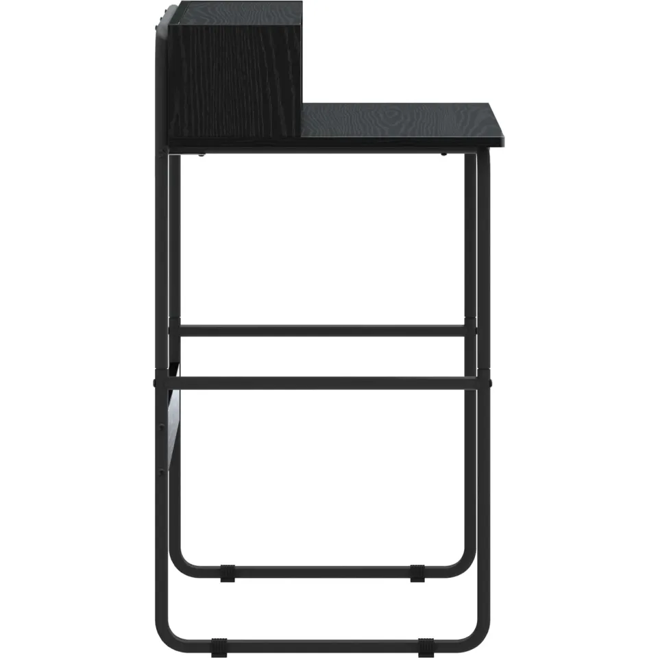 vidaXL Bureau met opbergruimte Zwart eiken 60 x 50 x 91 cm, foto 4
