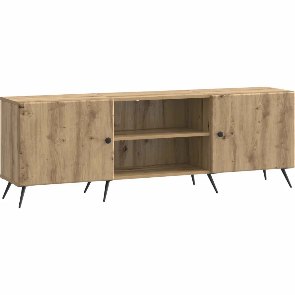vidaXL TV-kast 150 x 31 x 50 cm Artisanaal eiken Bewerkt hout Bruin