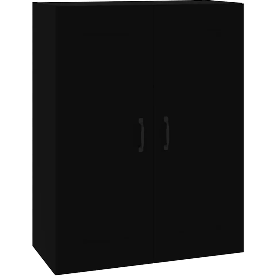 vidaXL Hangkast 69,5x32,5x90 cm zwart