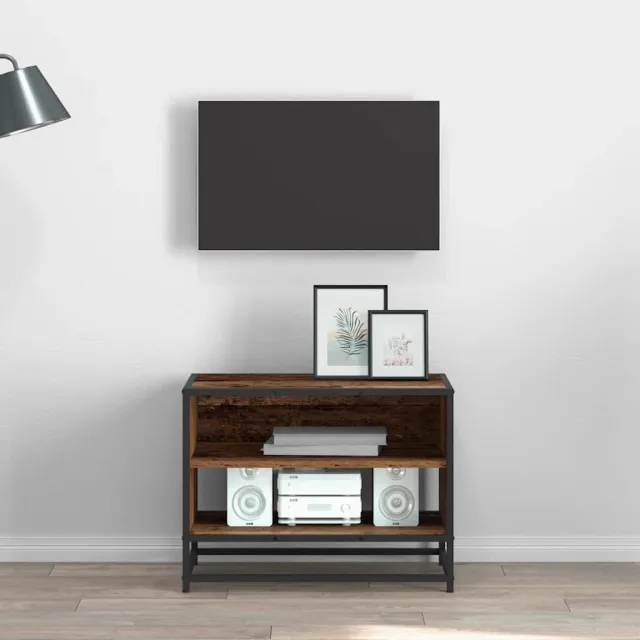 vidaXL TV Eenheden 61 x 40 x 46 cm Oud Hout Bewerkt hout bruin, foto 2