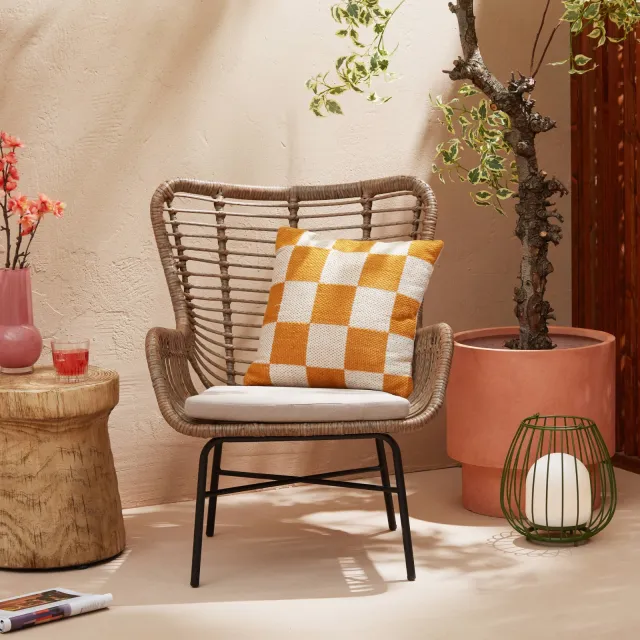 NOUS Garden loungestoel Mariposa Naturel