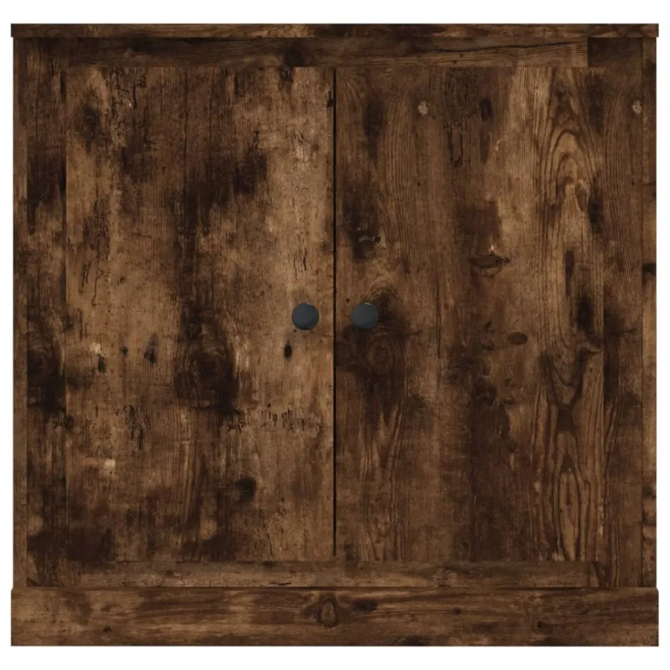 vidaXL Dressoir 70x35,5x67,5 cm bewerkt hout gerookt eikenkleurig, foto 4