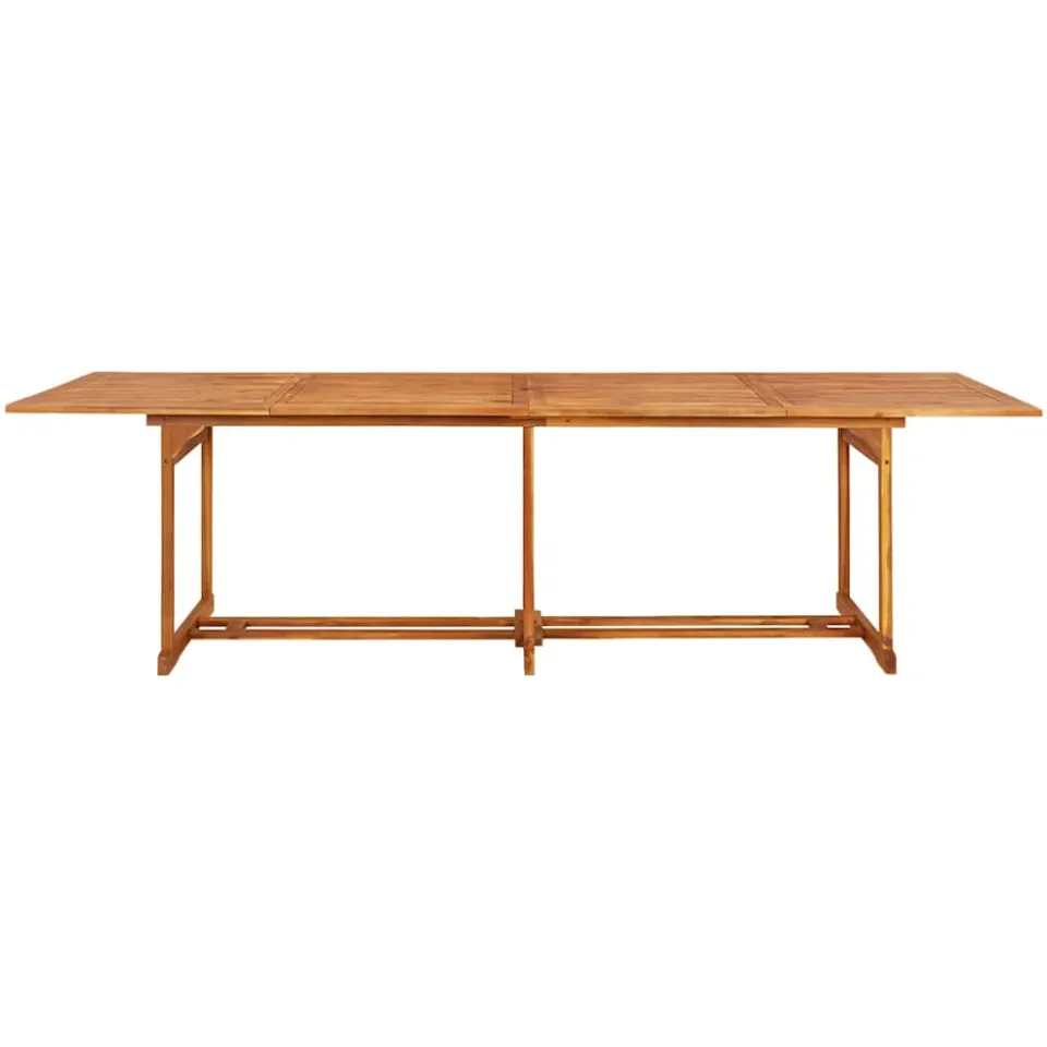vidaXL Tuintafel 280x90x75 cm massief acaciahout bruin, foto 2