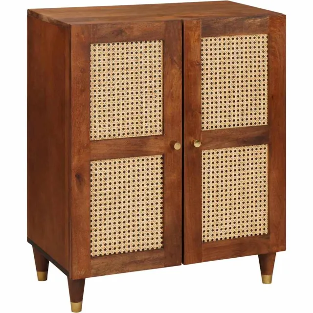 vidaXL Dressoir Bruin 60 x 33 x 75 cm Massief Mango Hout