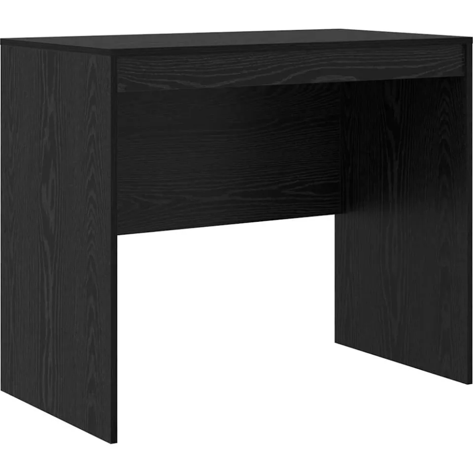 vidaXL Bureau Zwart Eiken 90 x 50 x 76 cm, foto 3