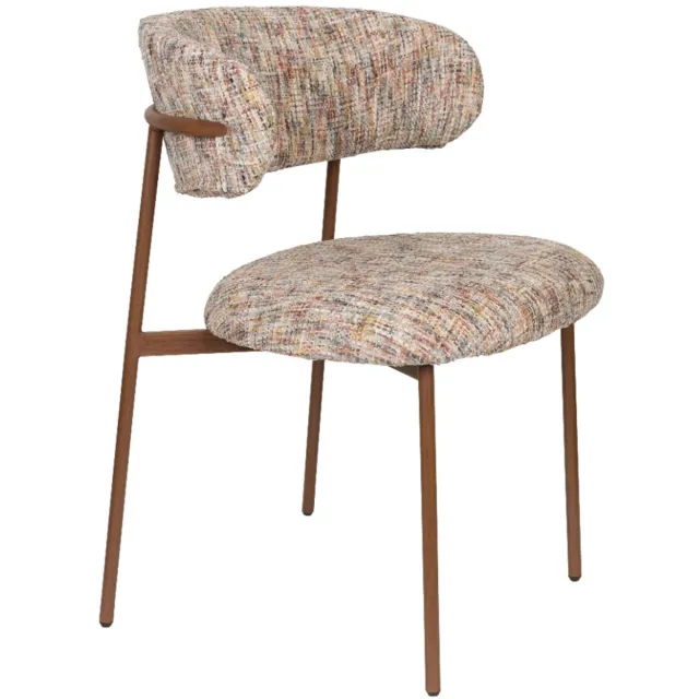 AnLi Style Chair Claes Multicolour - set van 2 Beige