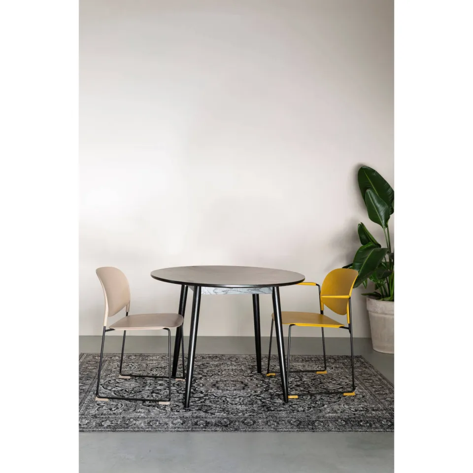Housecraft Living eetkamertafel zwart, foto 5