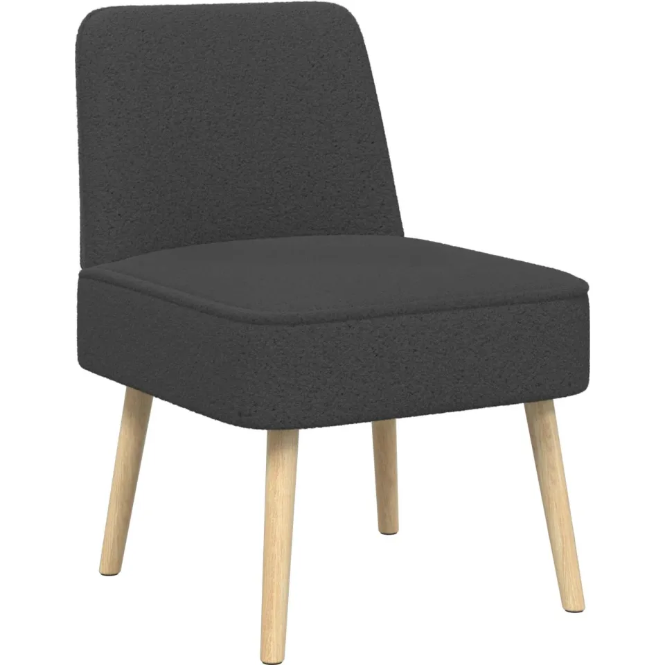 vidaXL Slipper Stoel Donkergrijs, foto 3