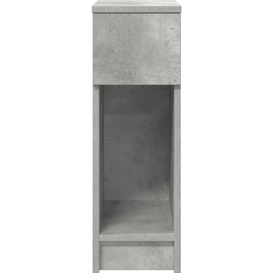 vidaXL Nachtkastjes 2 st met lade 20x36x60 cm betongrijs grijs, foto 4
