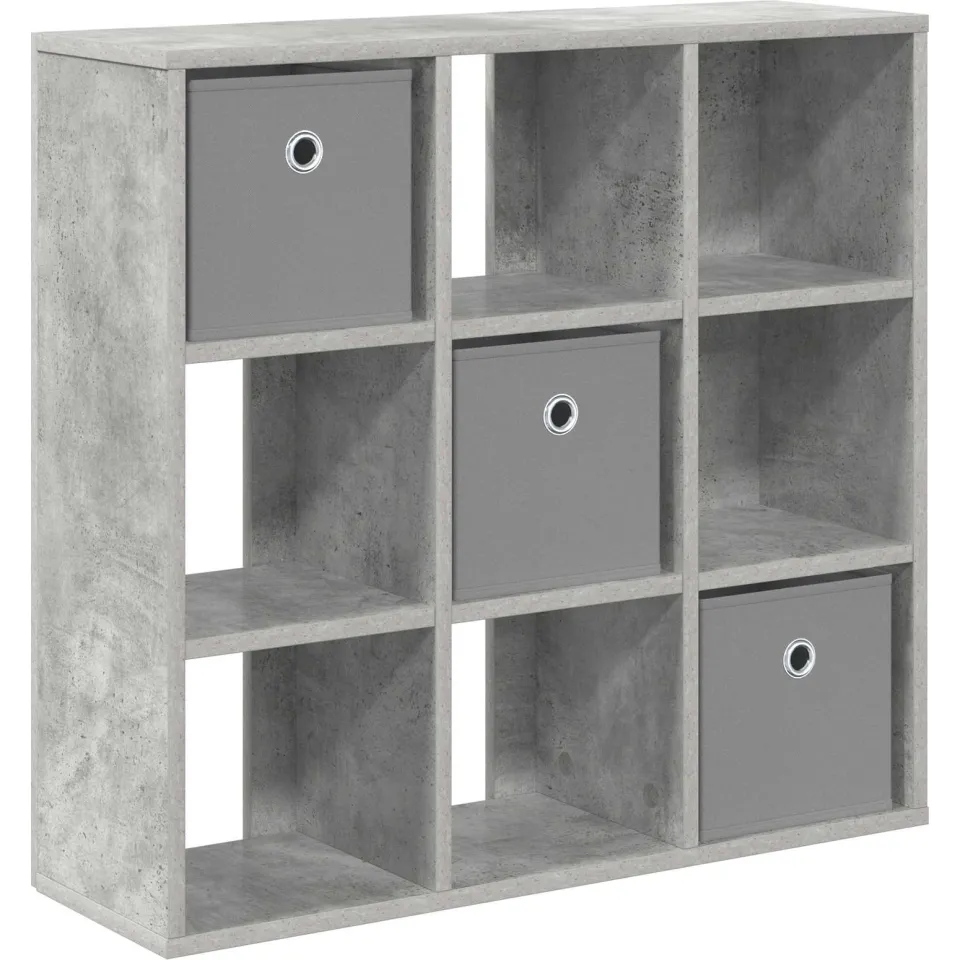 vidaXL Dressoir Beton Grijs 73,5 x 24 x 69,5 cm