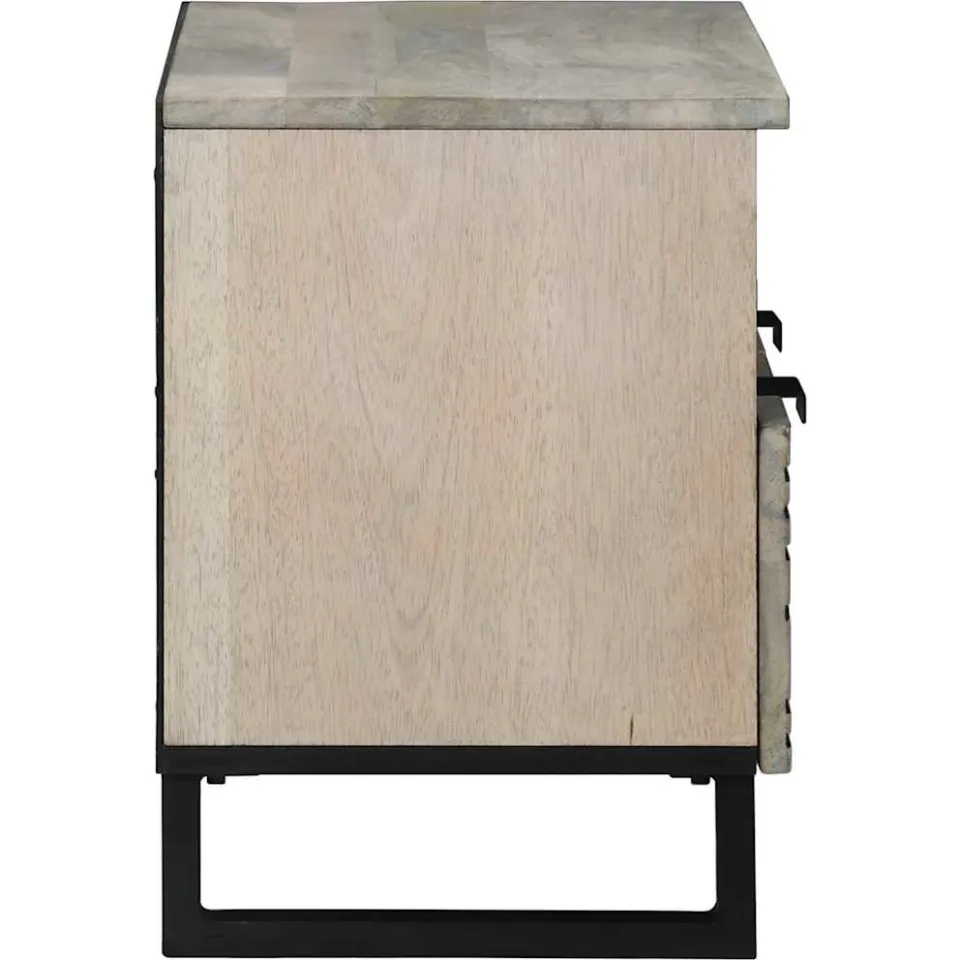 vidaXL TV Eenheden 70 x 33 x 46 cm Wit Bewerkt hout, foto 4