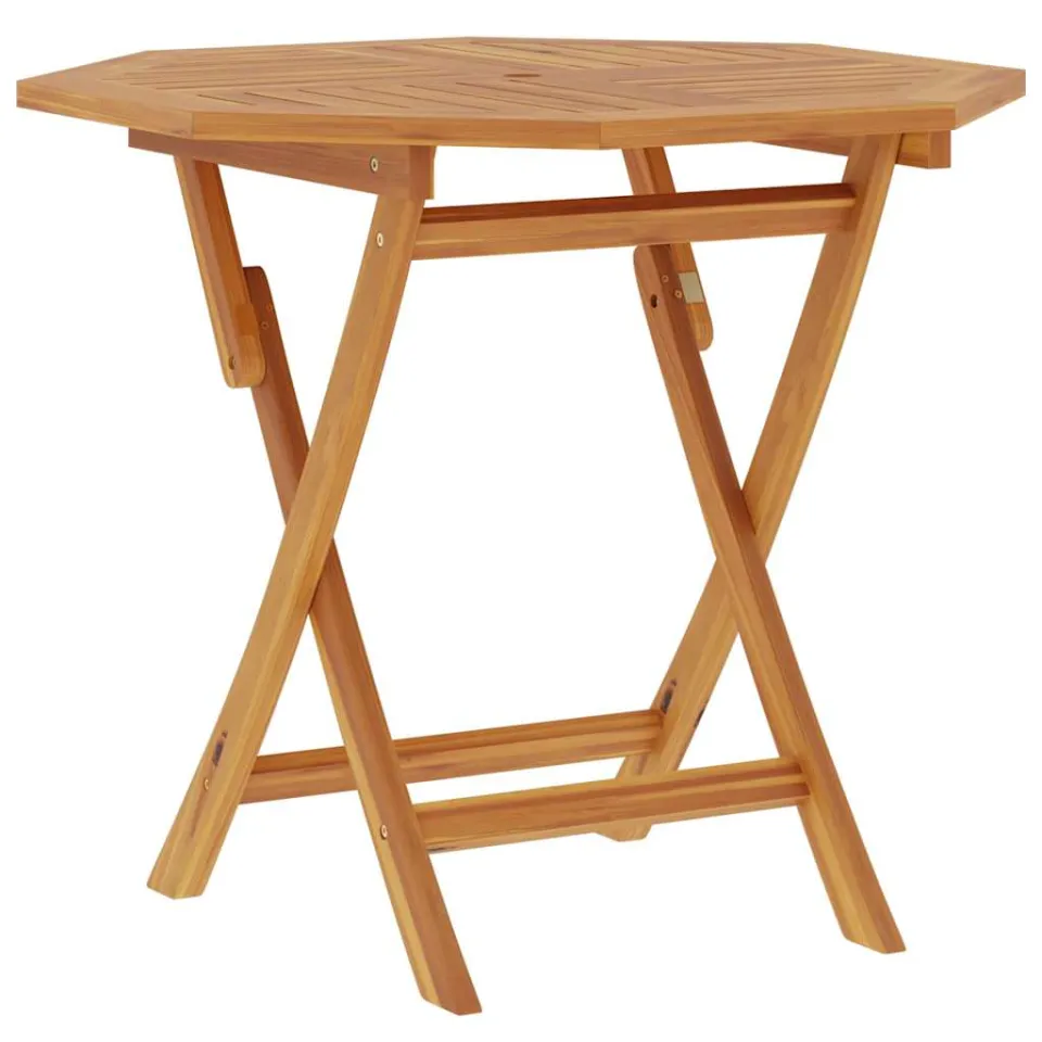 vidaXL Tuintafel inklapbaar 85x85x76 cm massief teakhout bruin, foto 4
