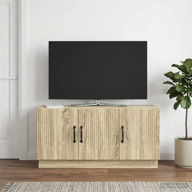 vidaXL TV-kast Sonoma Eiken 99 x 34,5 x 47 cm Bewerkt hout Bruin