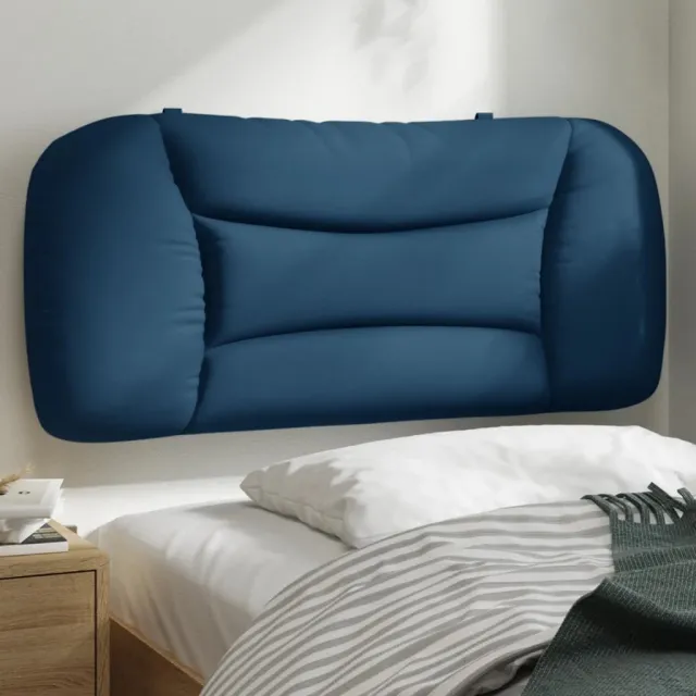vidaXL Hoofdbordkussen "Hvar" 80 cm stof blauw