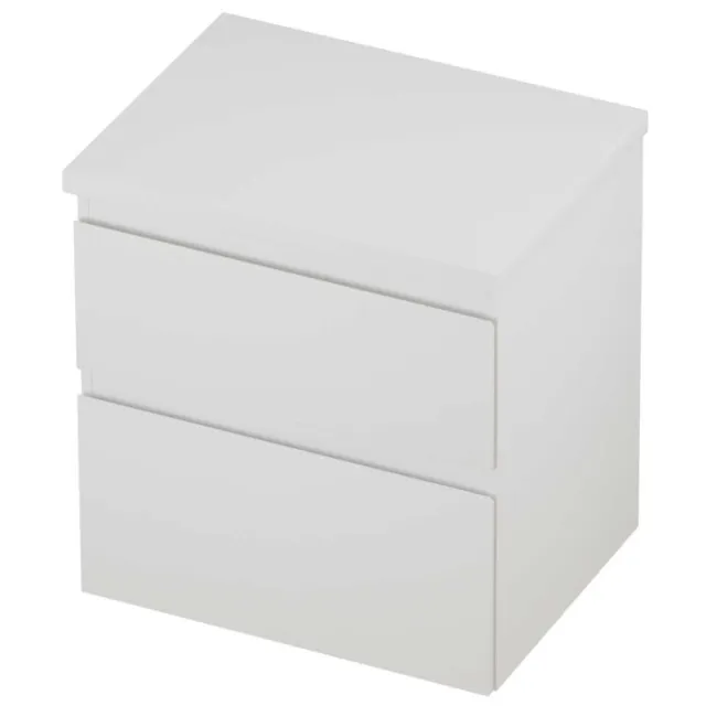 Proline Deck Badmeubelset Asymmetrisch 60x46x55 cm Mat Wit