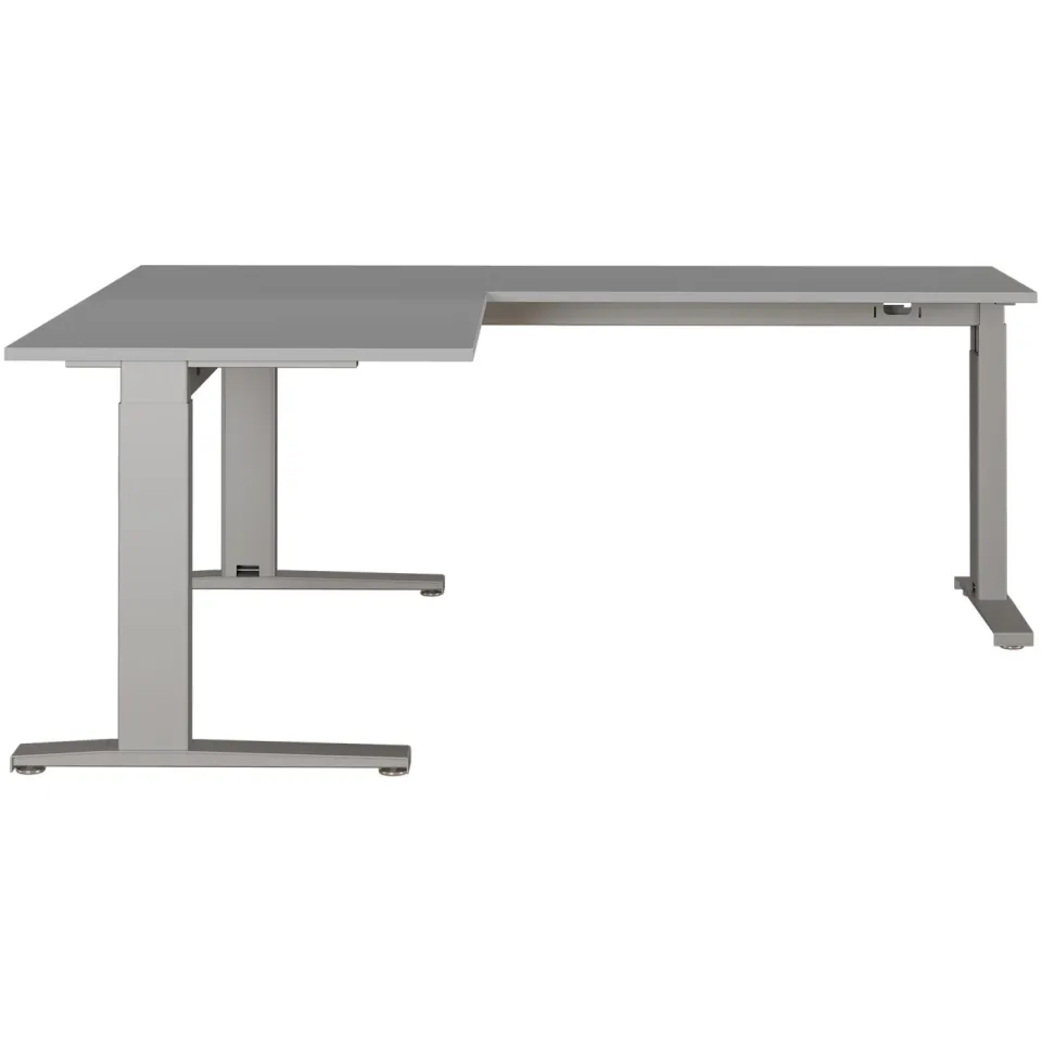 Hoekbureau Ergonoma Lichtgrijs, foto 2