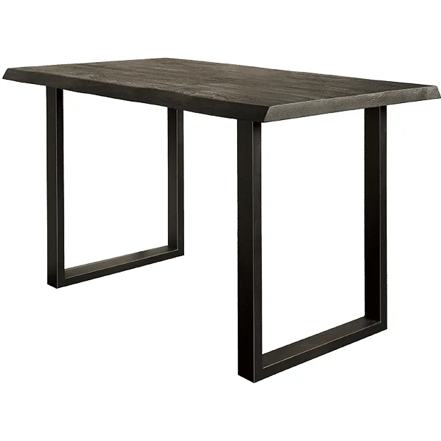Tower Living Boomstam Bartafel 'Ultimo' Acaciahout, 160 x 90cm, kleur Zwart