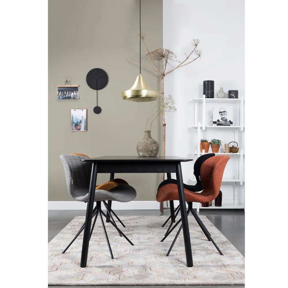 Zuiver verlengbare eetkamertafel Glimps (120/162x80 cm) zwart, foto 2