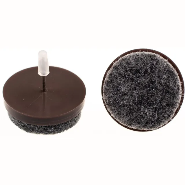 Verlofix Viltnagel Diameter 24mm Nylon Bruin 4stuks