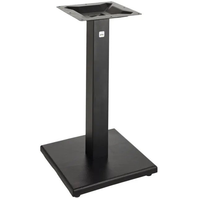 FLAT Tafelpoot Regulo; 40x40x72 cm (BxLxH); zwart; vierkant