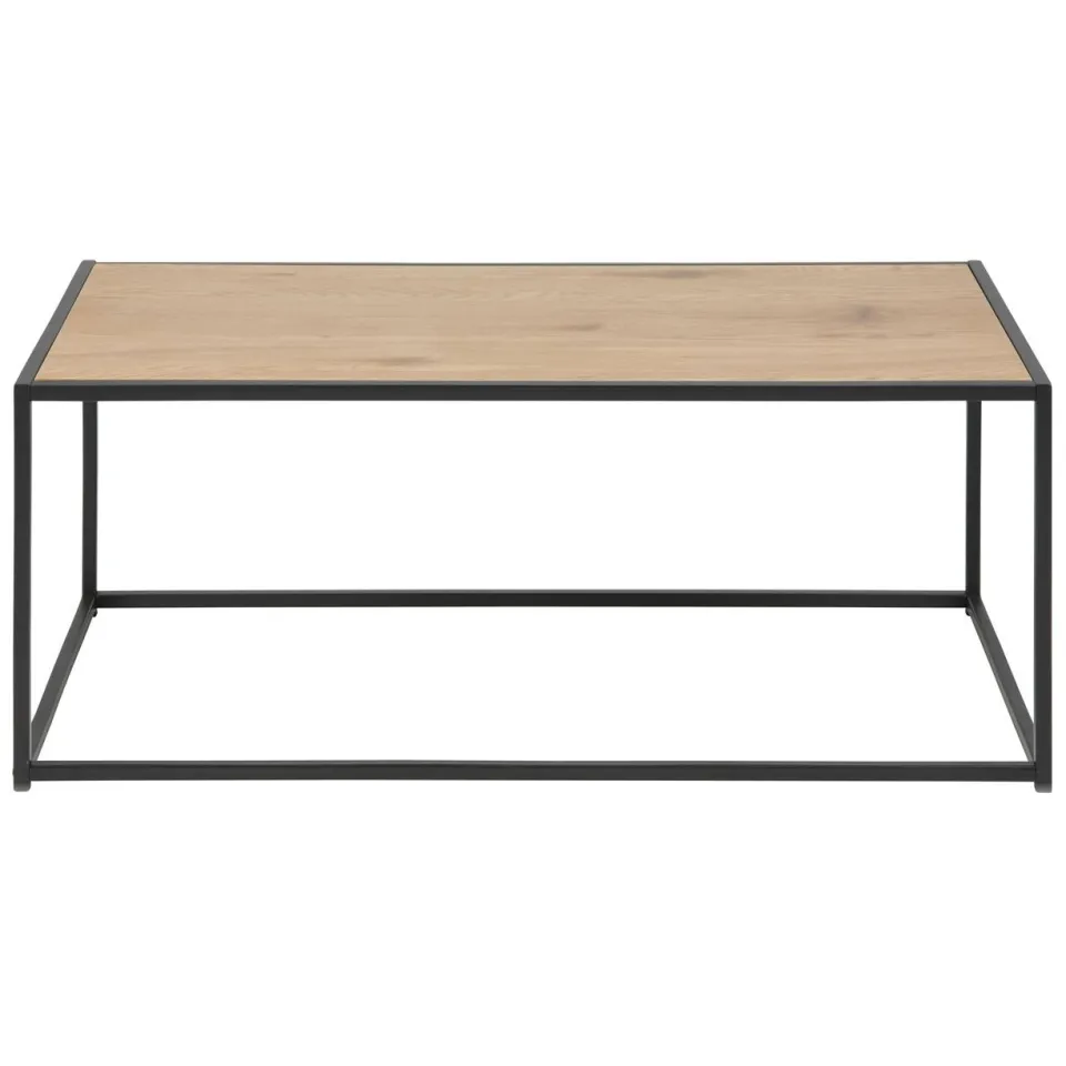 Lisomme Vic houten salontafel naturel - 100 x 50 cm, foto 4