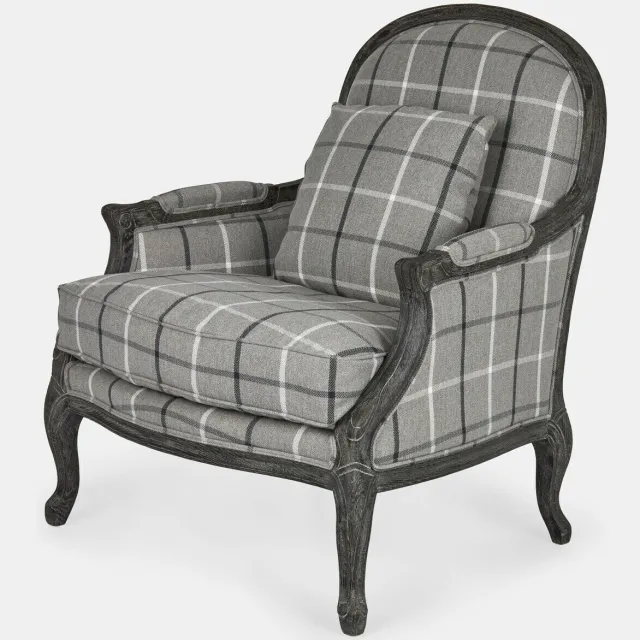 Loberon Fauteuil Hathwell grijs