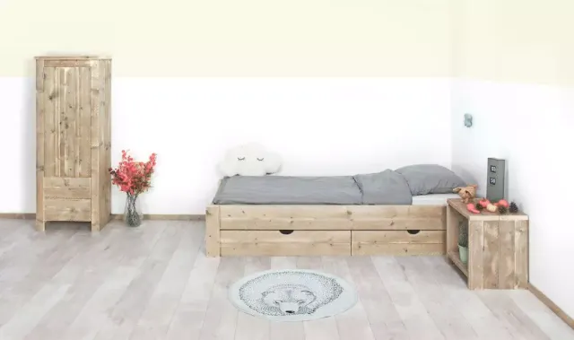 Kinderbed Noor steigerhout