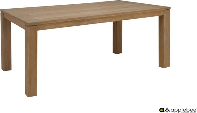 Apple Bee Oxford tuintafel 170x100 naturel Teak