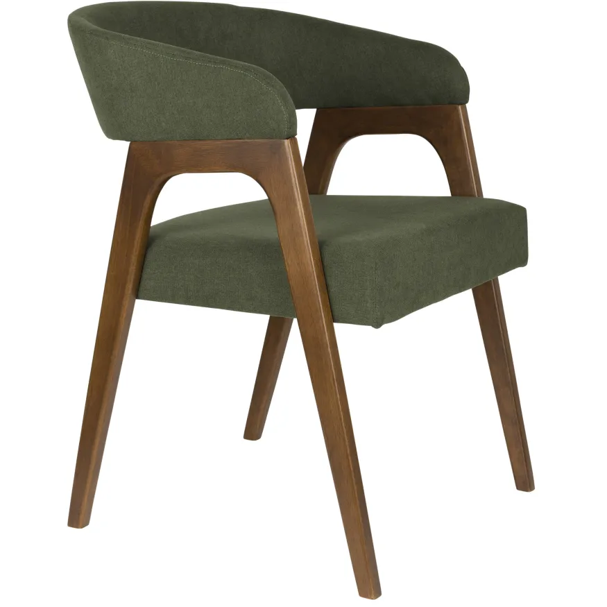 Dutchbone Adamello eetkamerstoel groen, foto 5