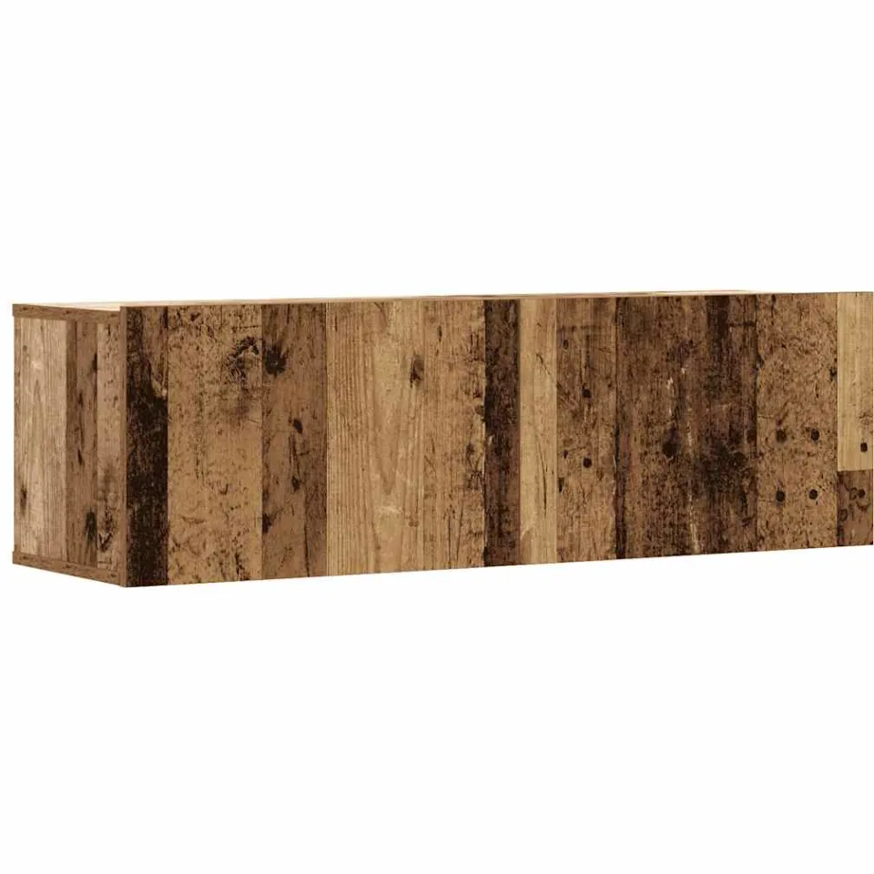 vidaXL Tv-wandmeubelen 3 st 100x30x30 cm bewerkt hout oud houtkleurig bruin, foto 3