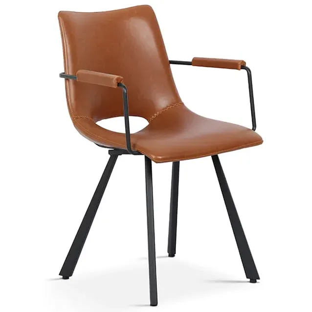 eetkamerstoel Tommy cognac
