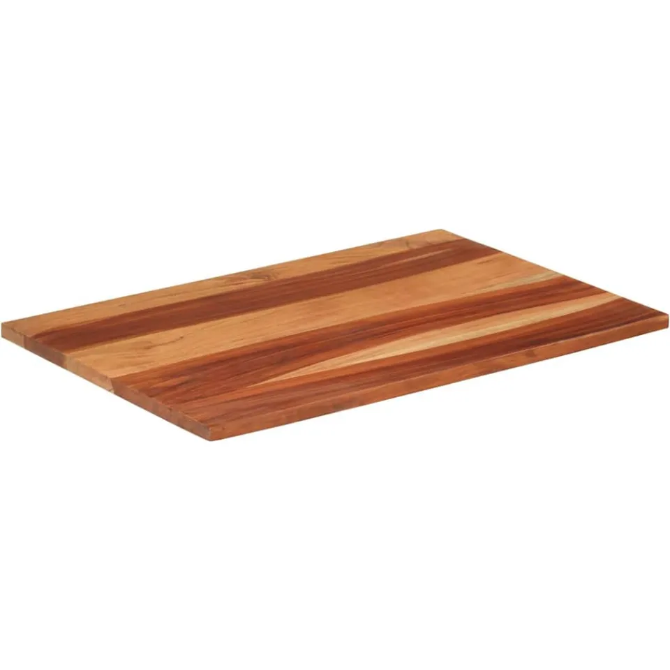 vidaXL Tafelblad 25-27 mm 60x90 cm massief acaciahout Bruin