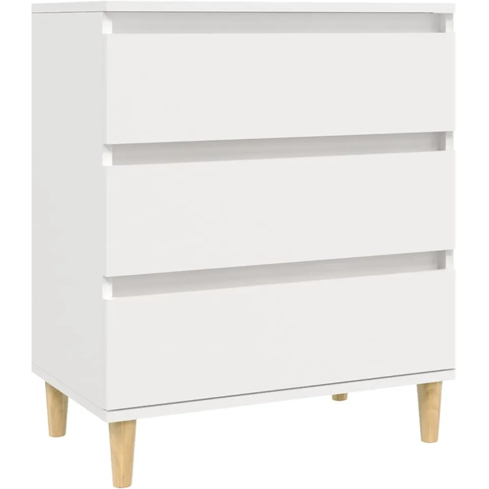 vidaXL Dressoir 60x35x70 cm bewerkt hout wit