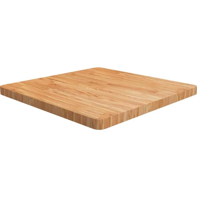 vidaXL Tafelblad vierkant 70x70x4cm massief eiken lichtbruin