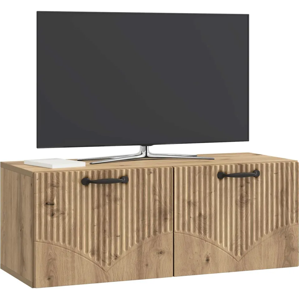 vidaXL Wandbeugel TV-kast 78,5 x 31 x 30 cm Artisanaal eiken Bruin