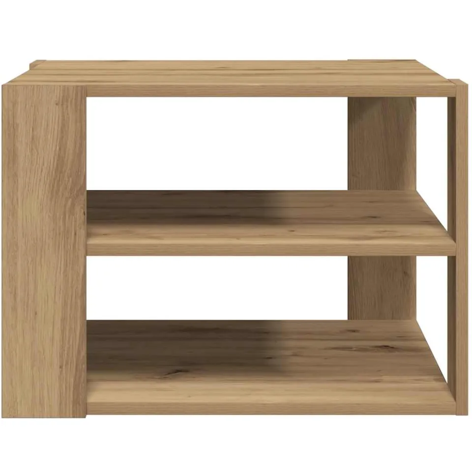 vidaXL Salontafel 58x58x40 cm bewerkt hout artisanaal eikenkleurig, foto 3