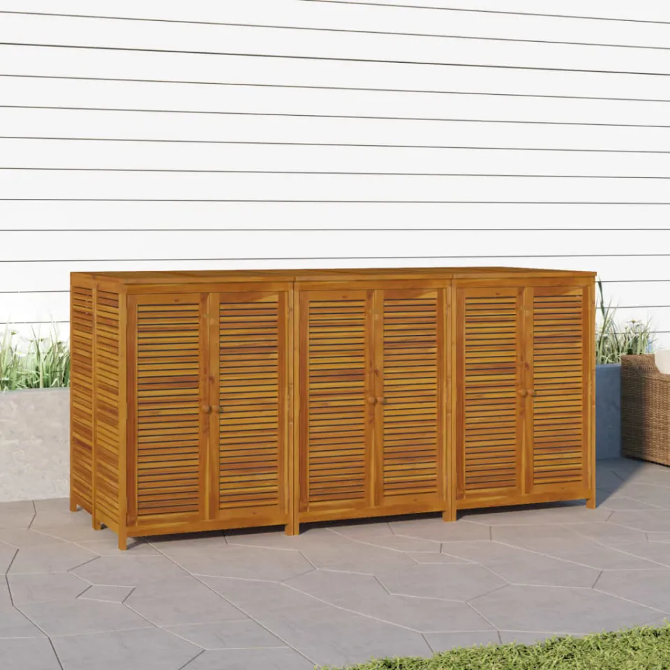 vidaXL Tuinbox 210x87x104 cm massief acaciahout bruin, foto 3