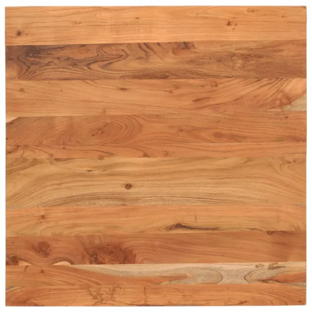 vidaXL Tafelblad vierkant 70x70x3,8 cm massief acaciahout Bruin