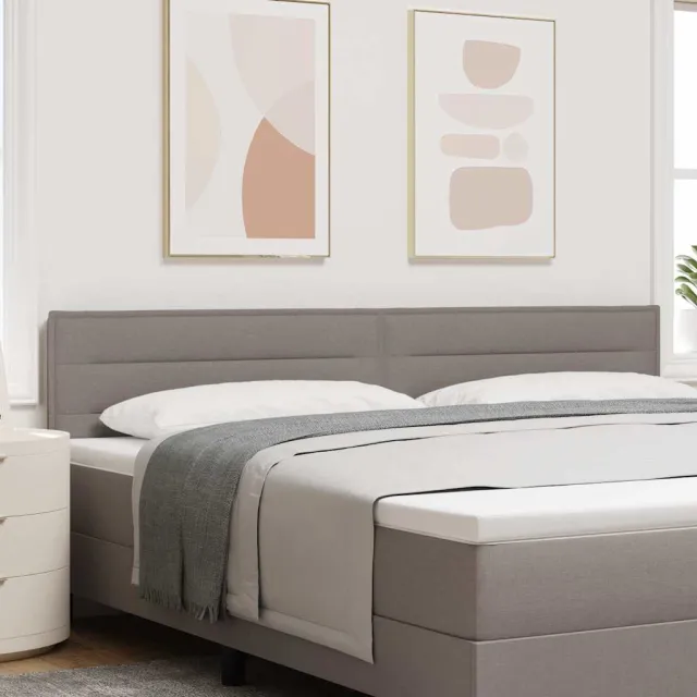 vidaXL Hoofdbord Taupe Stof