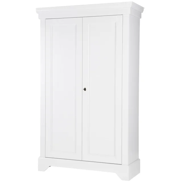 WOOOD Isabel Brocante Kast - Grenen - Wit - 191x118x47 white