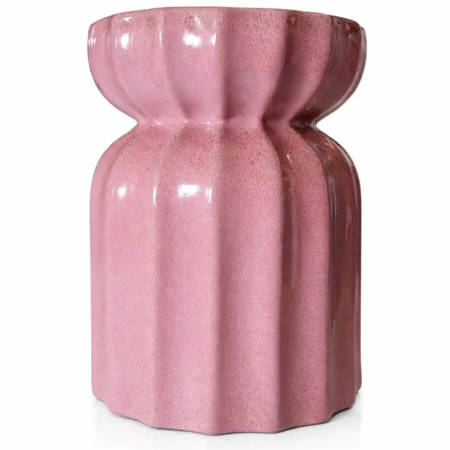 Serendipity Keramische kruk - Oud Roze - Bijzettafel Oudroze
