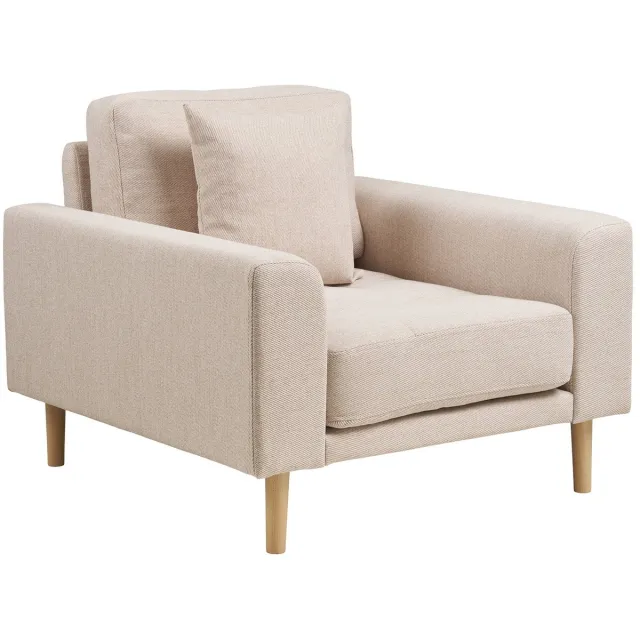 House Nordic Fauteuil Lido - Zand Stof - 92x90x54cm