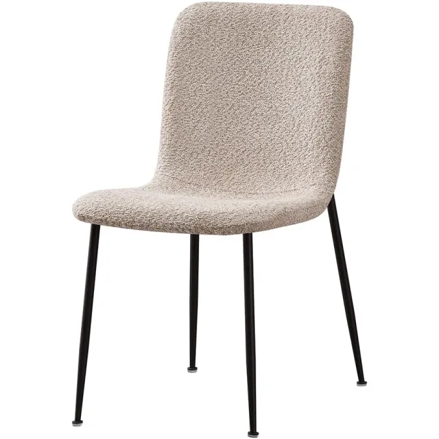 eetkamerstoel James bouclé beige, foto 2