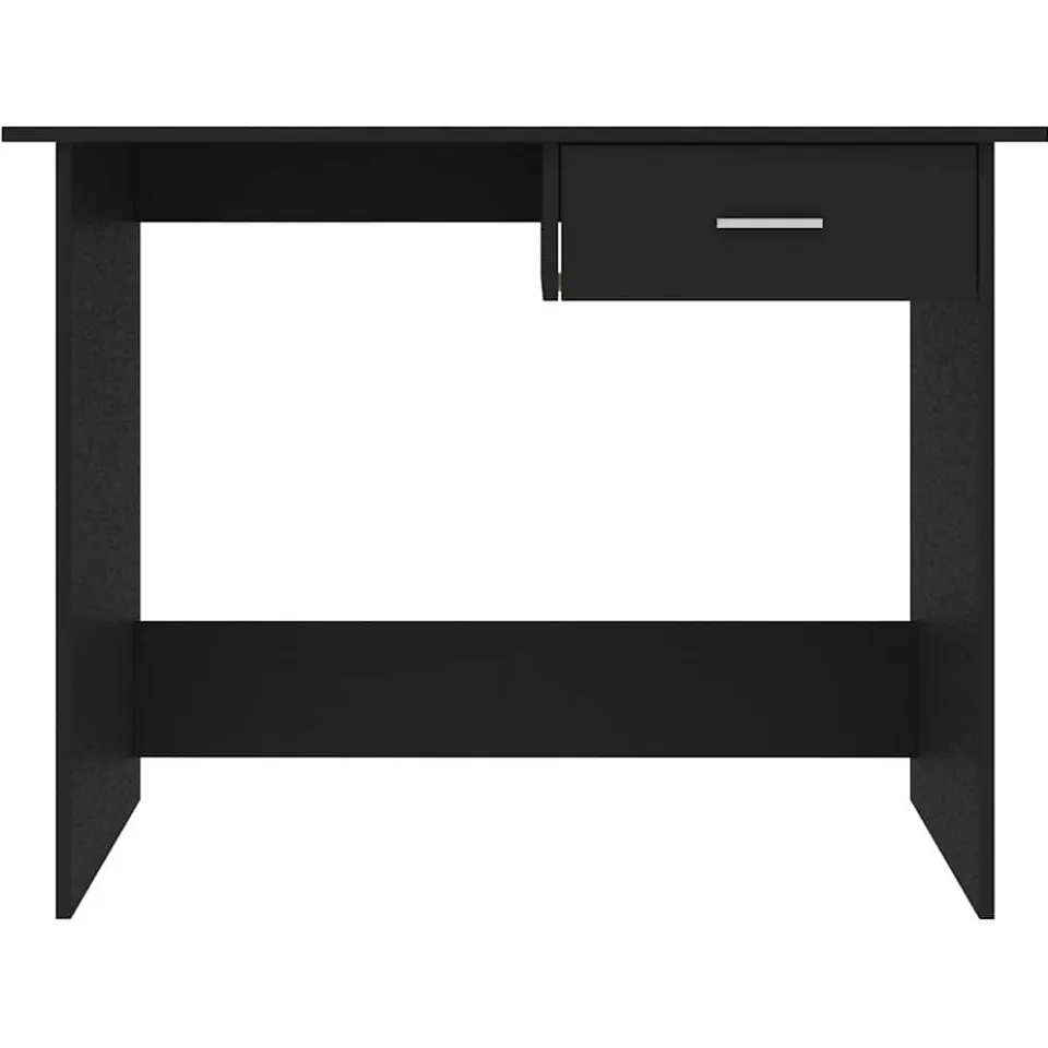 vidaXL Bureau 100x50x76 cm bewerkt hout wit