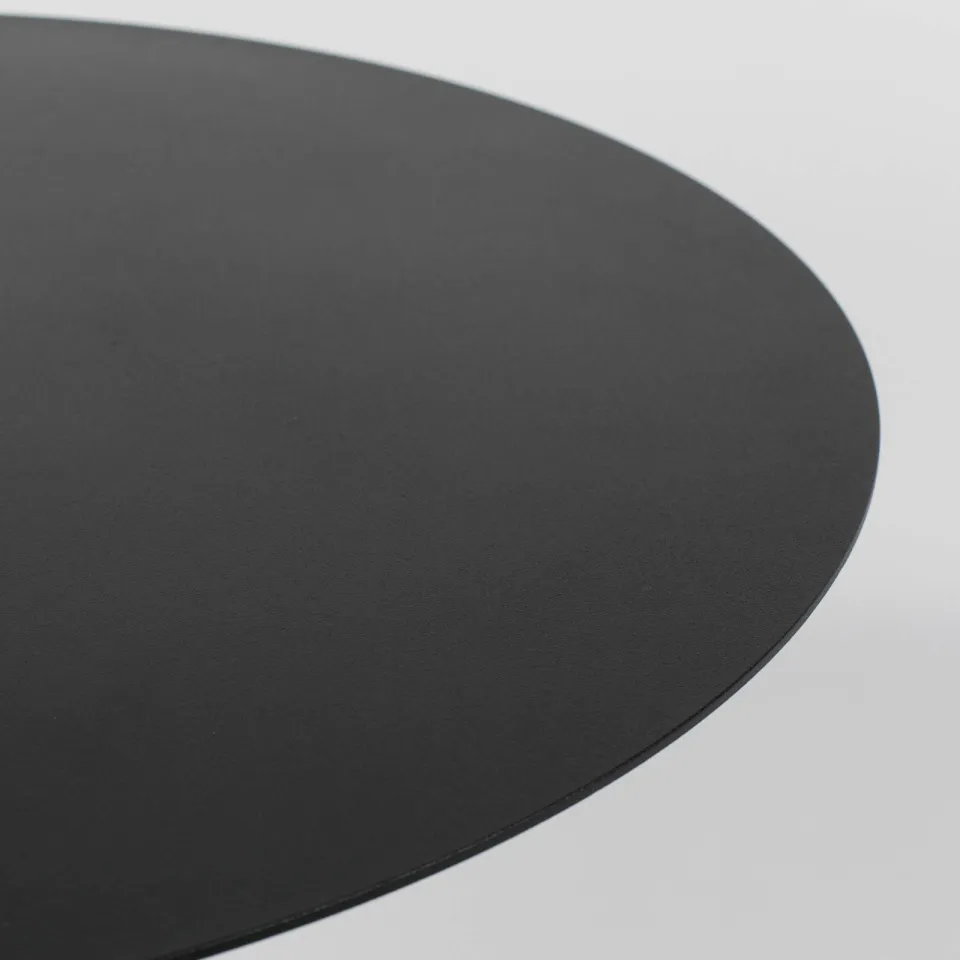 Zuiver ronde bistro tafel Snow Ø 57 zwart, foto 6
