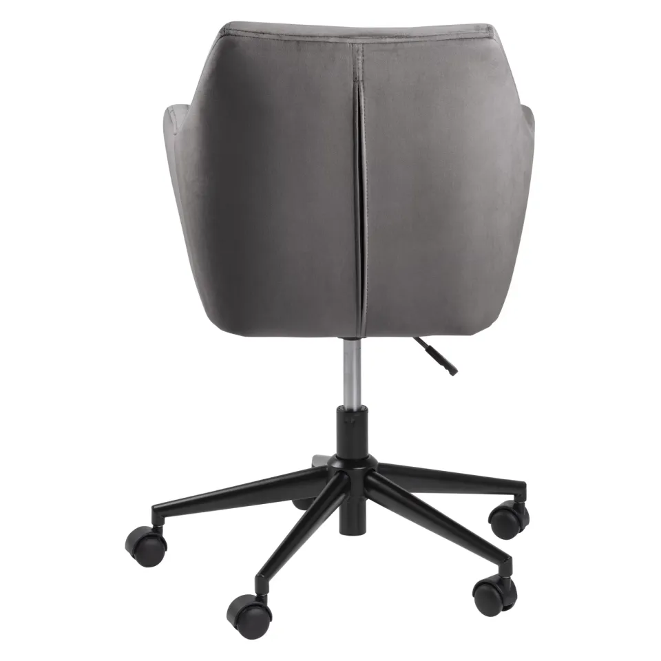 Bendt Rikke bureaustoel velvet donkergrijs, foto 4