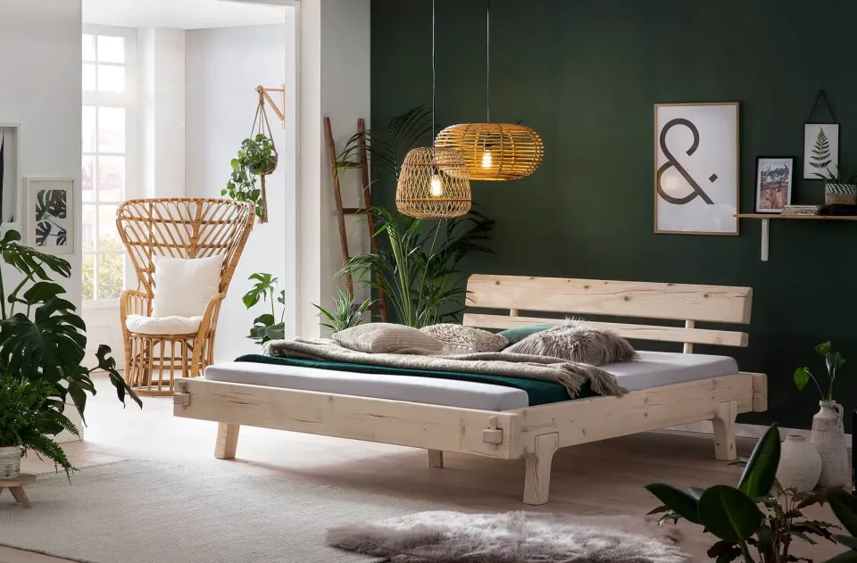 bed Vaughn bruin, foto 3
